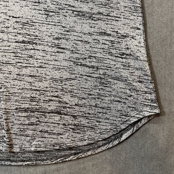 Perception Concept Womens Gray & Black Space Dye 3/4 Sleeve Top Size XL - Picture 6 of 11